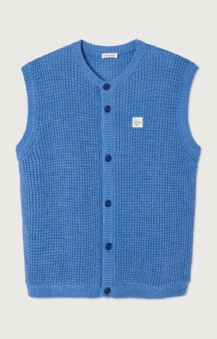 american vintage Gilet homme Crashway - FJORD CHINE 0 Sans manches Bleu - E25