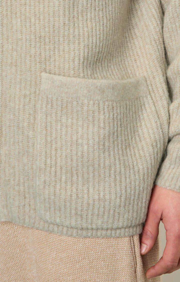 American Vintage Gilet Homme Domy - SABLE CHINE Manches Longues Beige - E22