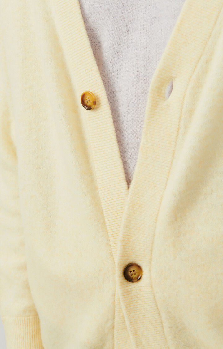 American Vintage Gilet Homme Ducksbay - VANILLE CHINE 52 Manches Longues Beige - E24