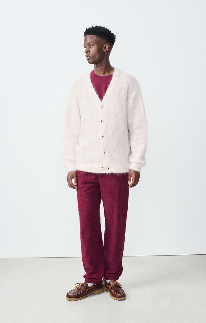 American Vintage Gilet Homme Nuny - POLAIRE CHINE 58 Manches Longues Gris - E25