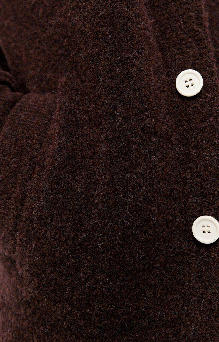 American Vintage Gilet Homme Razpark - CHATAIGNE CHINE Manches Longues Marron - H22