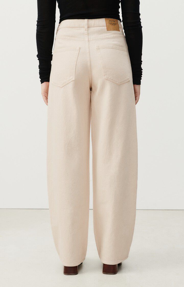 American Vintage Jean Balloon Femme Tineborow - ECRU Beige - E24