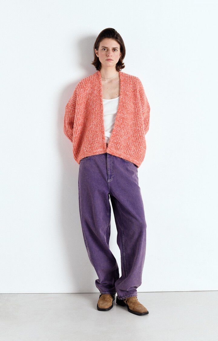 American Vintage Jean Balloon Femme Uzatown - PARME Violet - E25