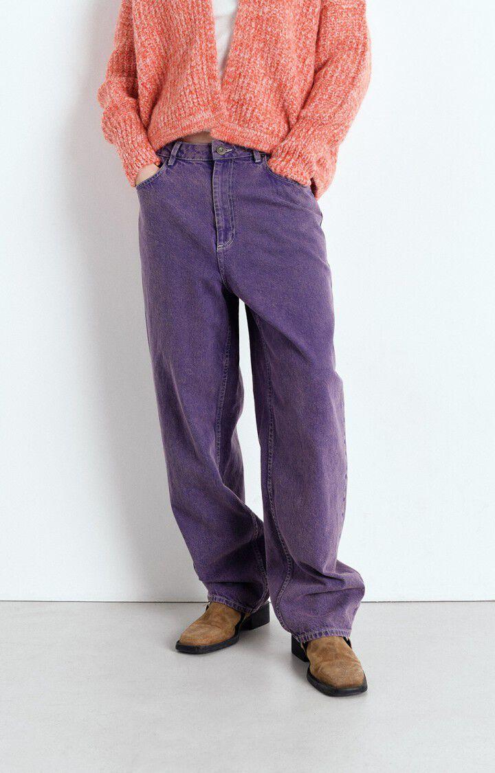 american vintage Jean balloon femme Uzatown - PARME Violet - E25