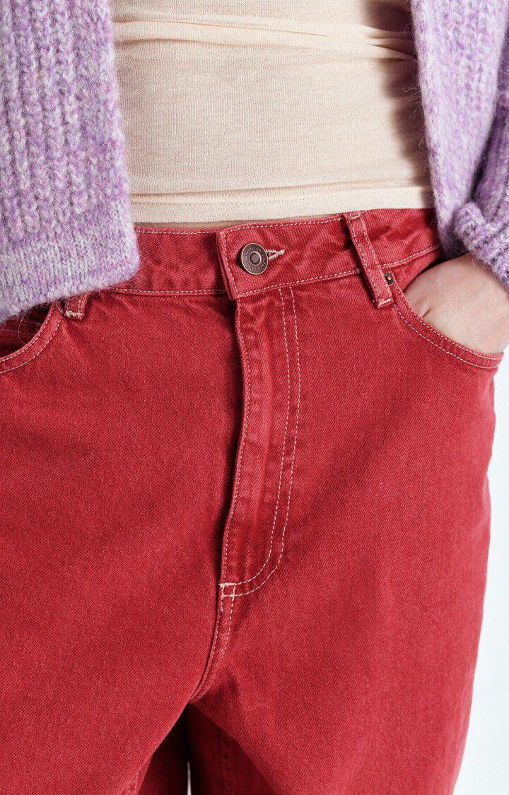 American Vintage Jean Balloon Femme Uzatown - ROUGE Rouge - E25
