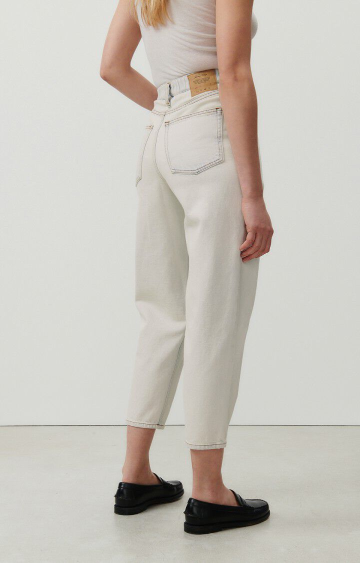 American Vintage Jean Big Carrot Femme Joybird - SUPER BLEACHED Blanc - H23