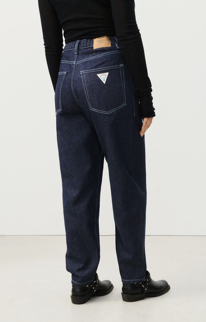 American Vintage Jean Big Carrot Femme Layecity - INDIGO Bleu - H23