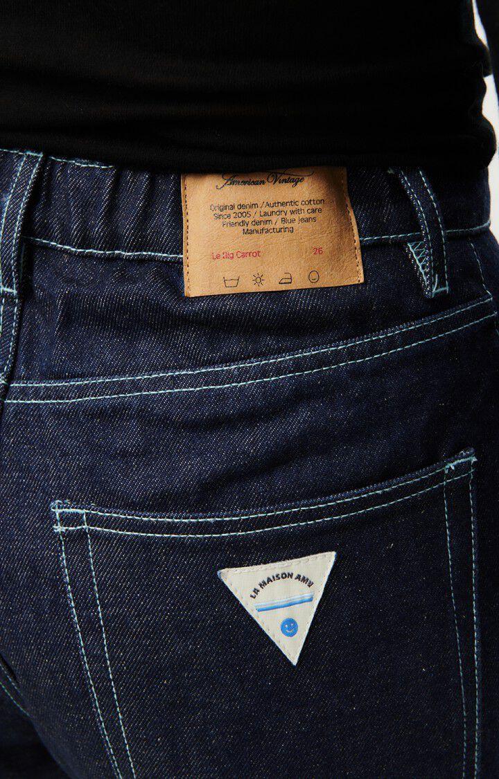 American Vintage Jean Big Carrot Femme Layecity - INDIGO Bleu - H23