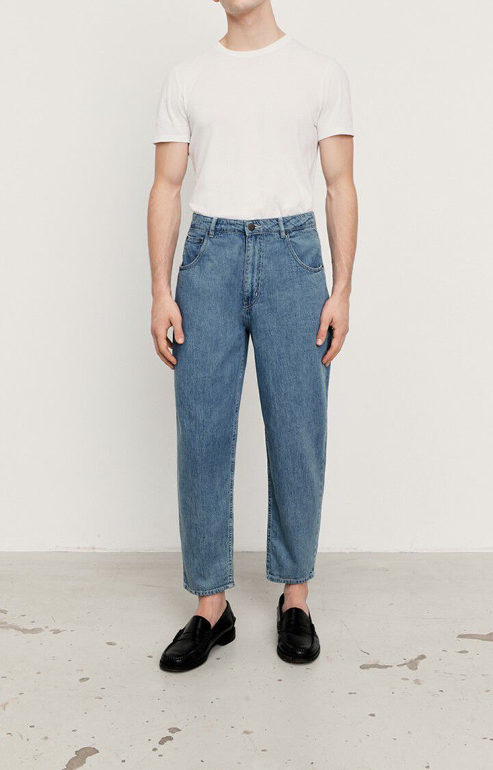 american vintage Jean big carrot homme Fybee - BLEU STONE Bleu - E22