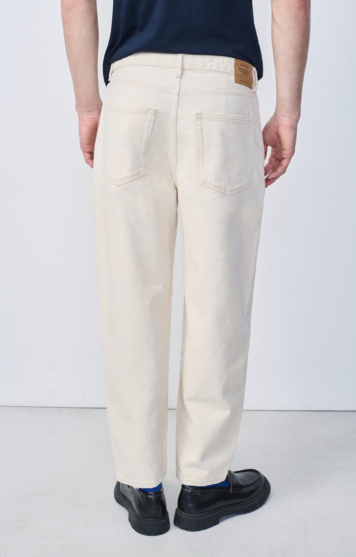 American Vintage Jean Big Carrot Homme Snopdog - ECRU Beige - E25