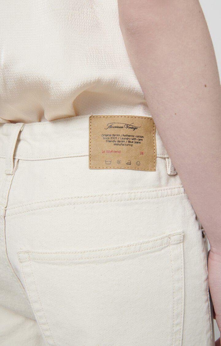 American Vintage Jean Boyfriend Femme Snopdog - ECRU Beige - E22