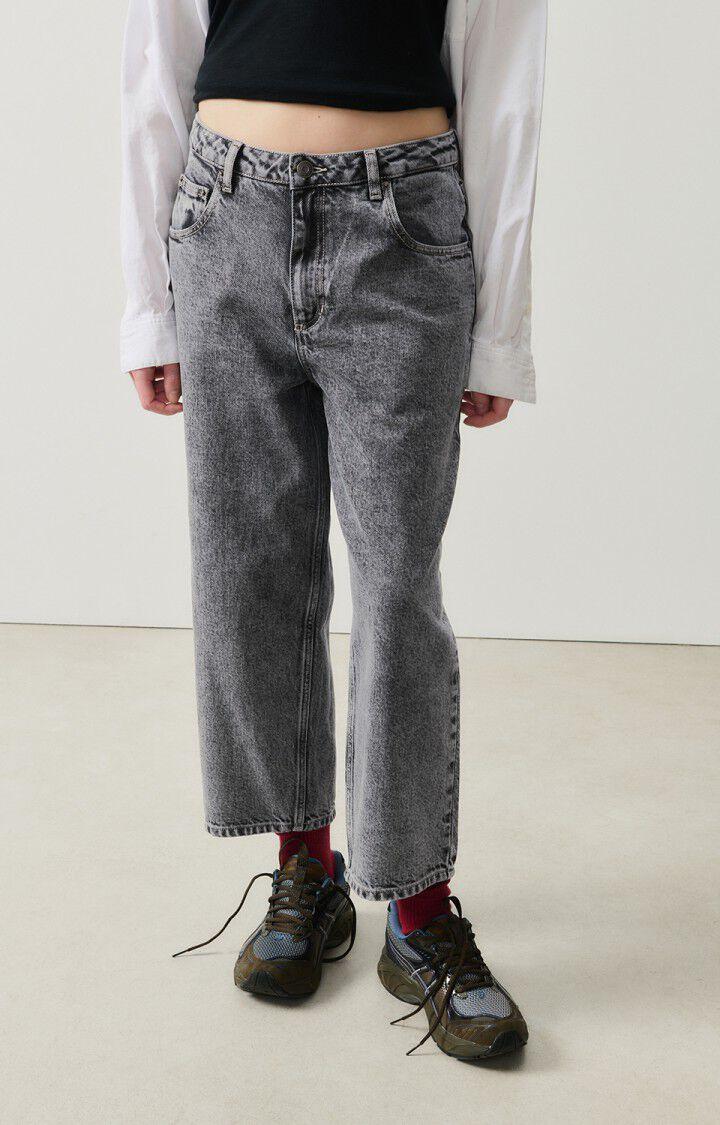 american vintage Jean boyfriend femme Yopday - GREY SALT AND PEPPER Gris - E25