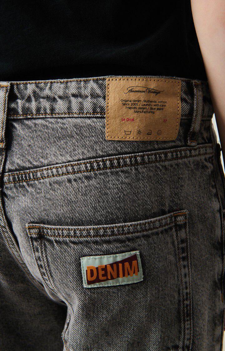 American Vintage Jean Boyfriend Femme Yopday - SALT AND PEPPER Gris - E25