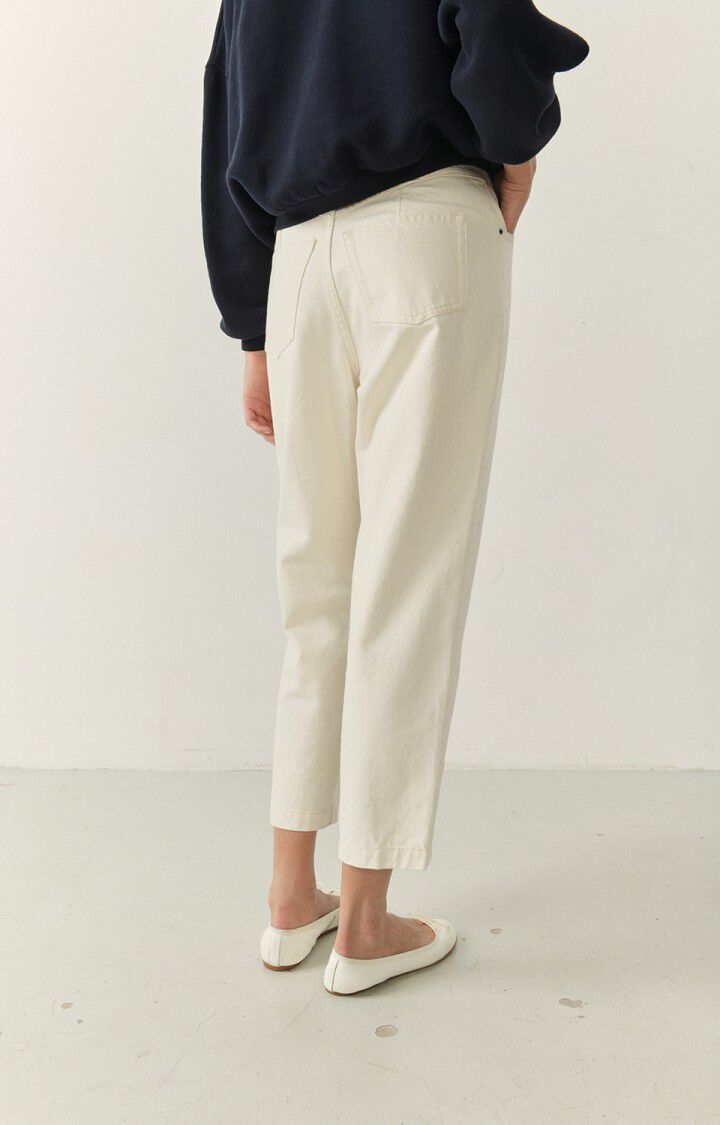 American Vintage Jean Carrot Femme Datcity - ECRU Beige - E23