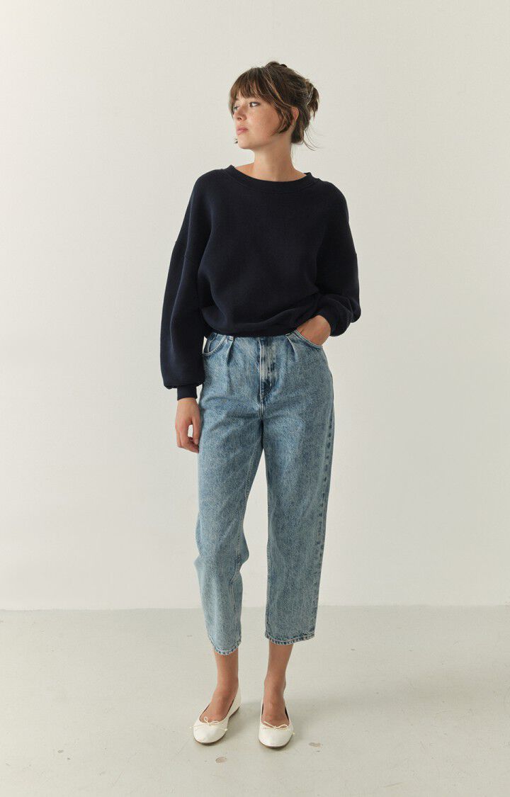 american vintage Jean carrot femme Joybird - STONE BLEU CLAIR Bleu - E23