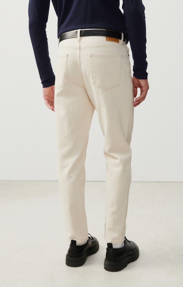 American Vintage Jean Carrot Homme Snopdog - ECRU Beige - E25