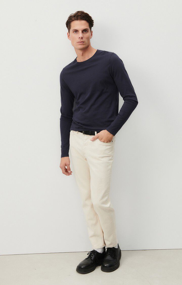 American Vintage Jean Carrot Homme Snopdog - ECRU Beige - E25