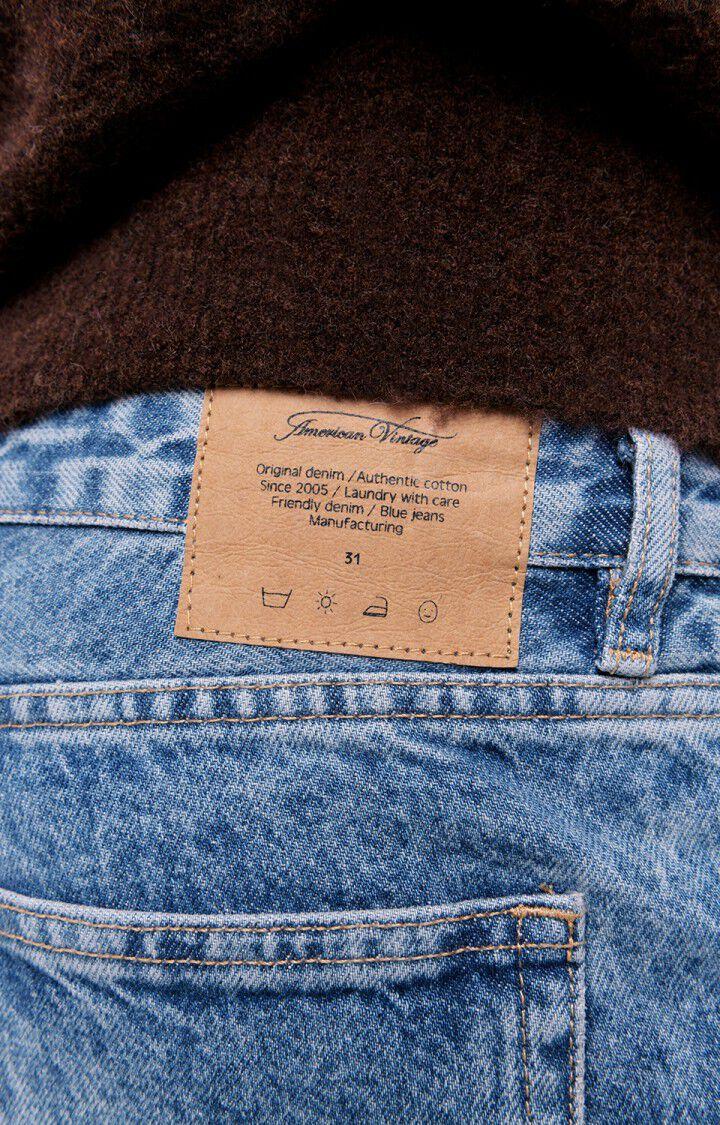 American Vintage Jean Carrot Homme Wipy - STONE POIVRE ET SEL Bleu - H22