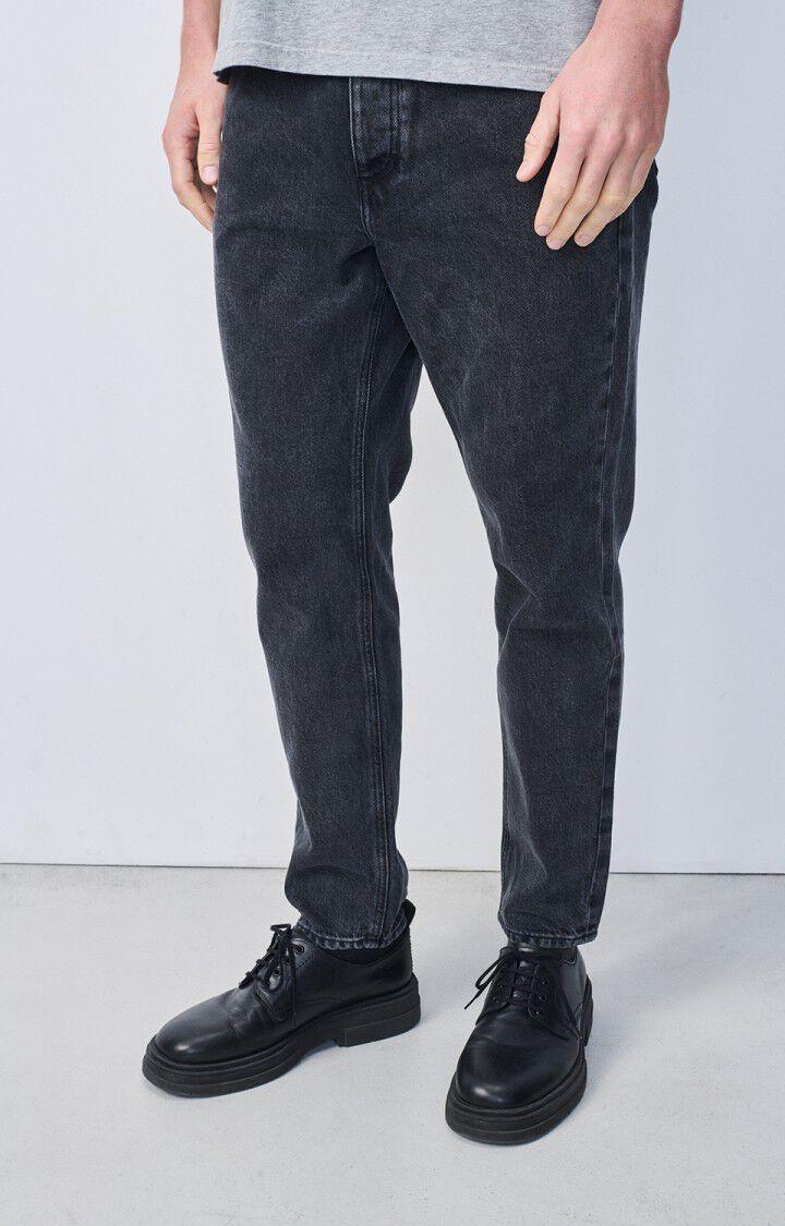 american vintage Jean carrot homme Yopday - BLACK POIVRE ET SEL Noir - E25