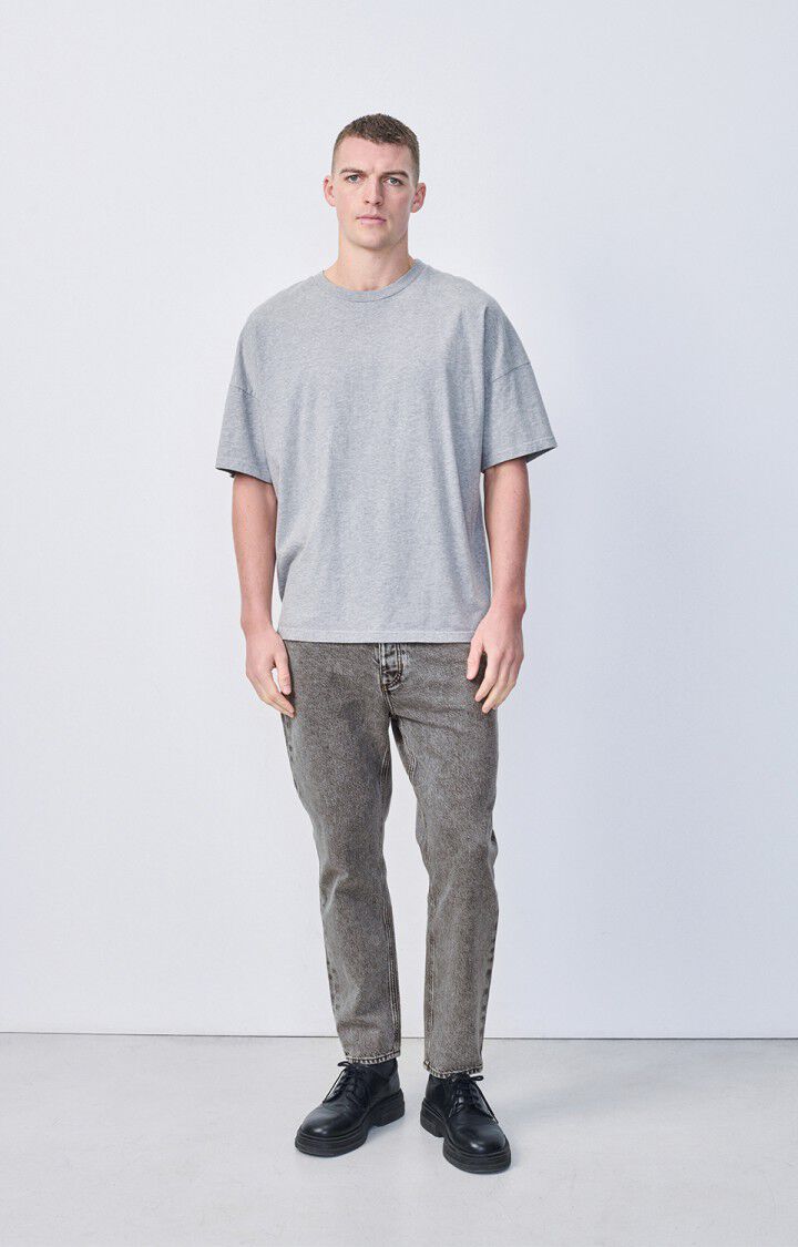 American Vintage Jean Carrot Homme Yopday - SALT AND PEPPER Gris - E25