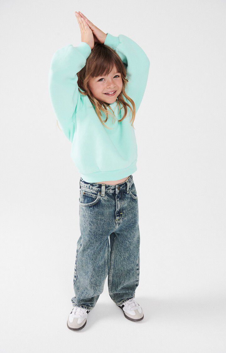 American Vintage Jean Droit Enfant Joybird - DIRTY Bleu - E25