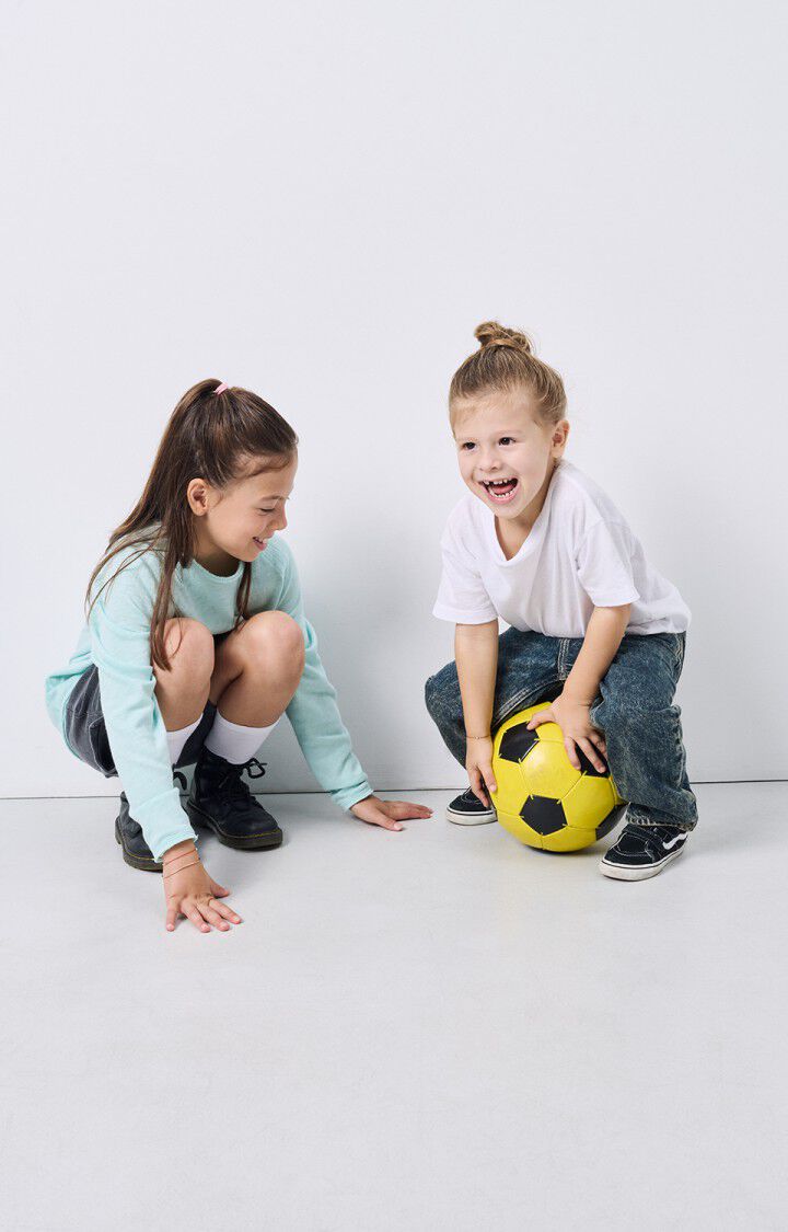 American Vintage Jean Droit Enfant Joybird - DIRTY VINTAGE Bleu - H24