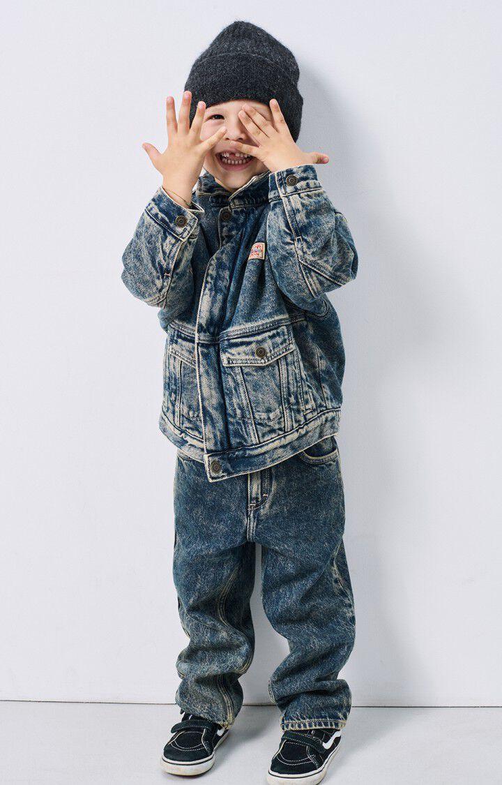 american vintage Jean droit enfant Joybird - DIRTY VINTAGE Bleu - H24