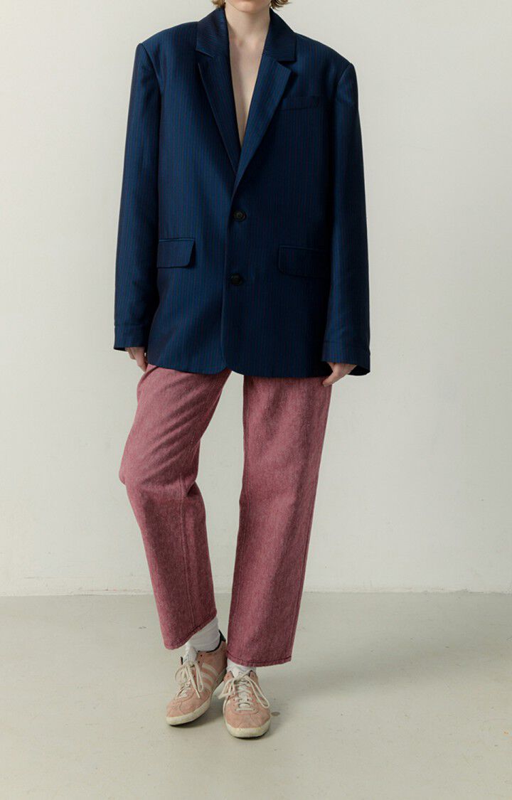 American Vintage Jean Droit Femme Lotibridge - CARDINAL Rouge - E23