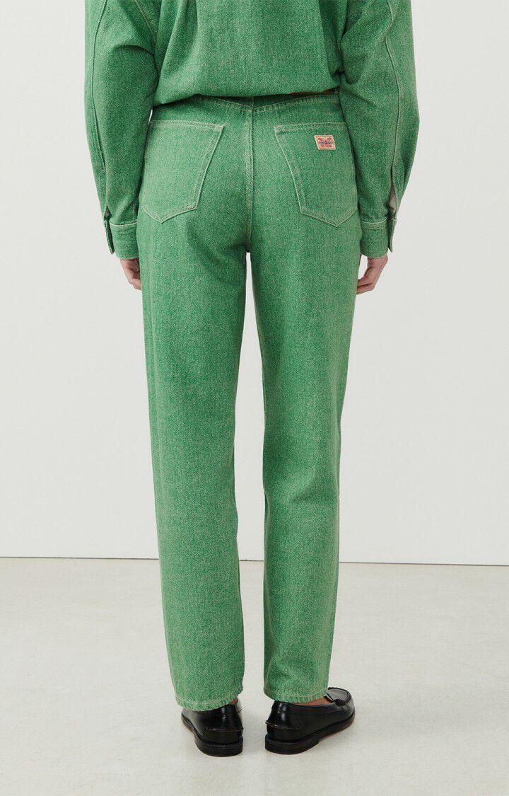 American Vintage Jean Droit Femme Tineborow - BASILIC Vert - E24