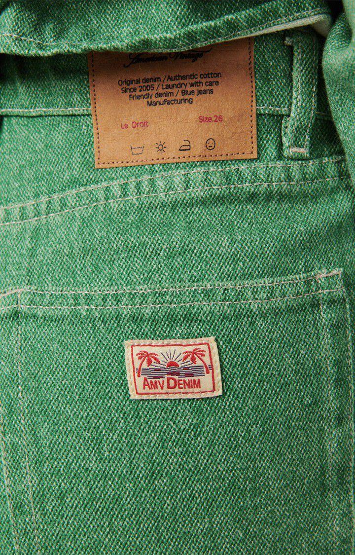 American Vintage Jean Droit Femme Tineborow - BASILIC Vert - E24