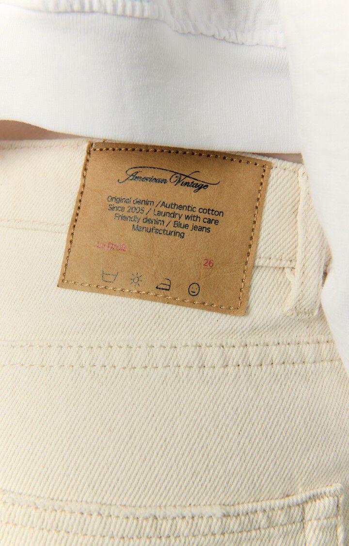 American Vintage Jean Droit Femme Tineborow - ECRU Beige - E23