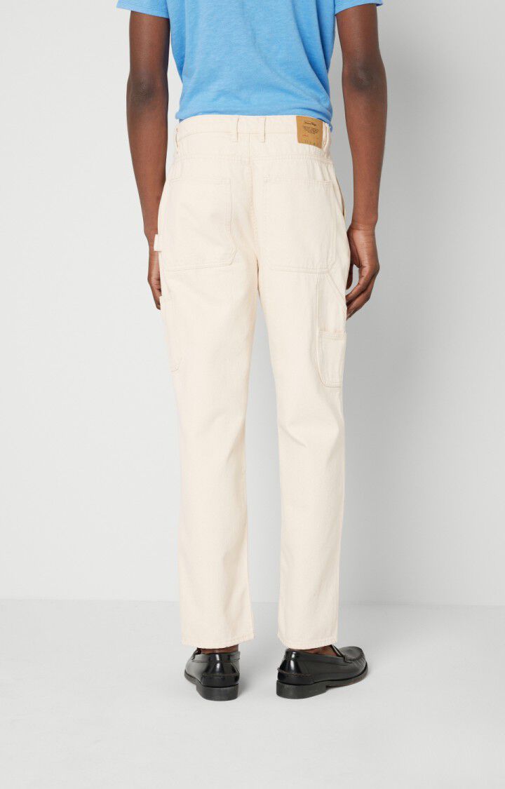 American Vintage Jean Droit Homme Datcity - ECRU Beige - E22