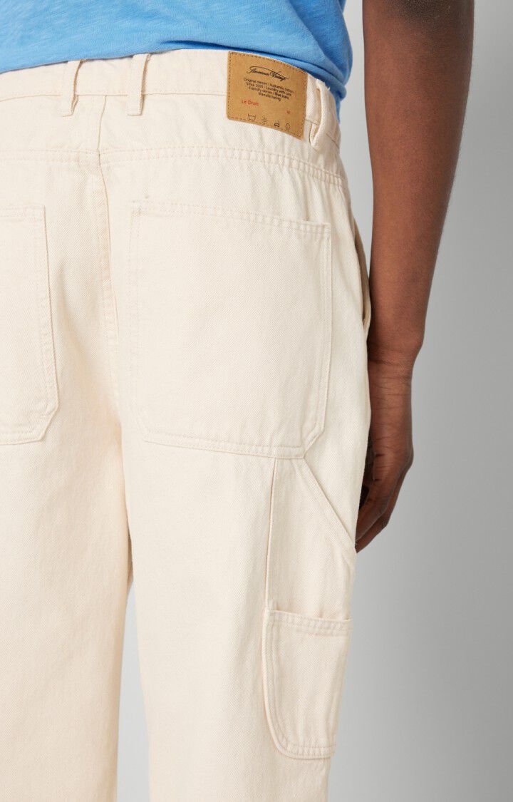 American Vintage Jean Droit Homme Datcity - ECRU Beige - E22