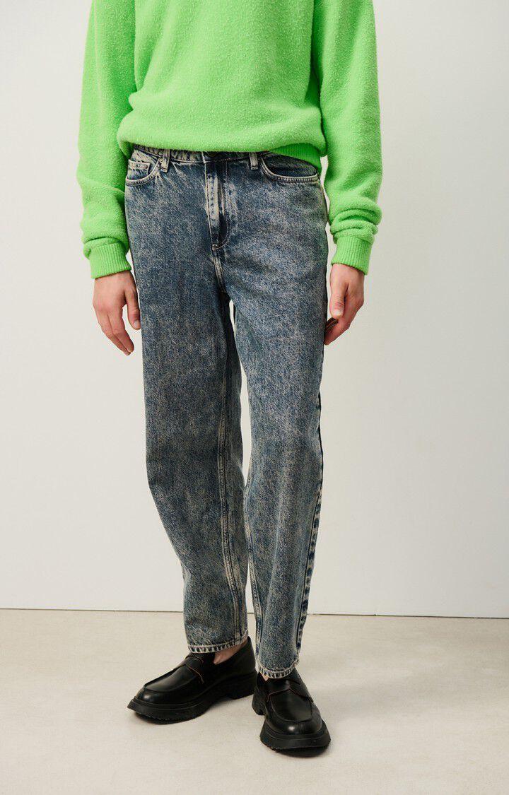 american vintage Jean droit homme Joybird - DIRTY VINTAGE Bleu - E25
