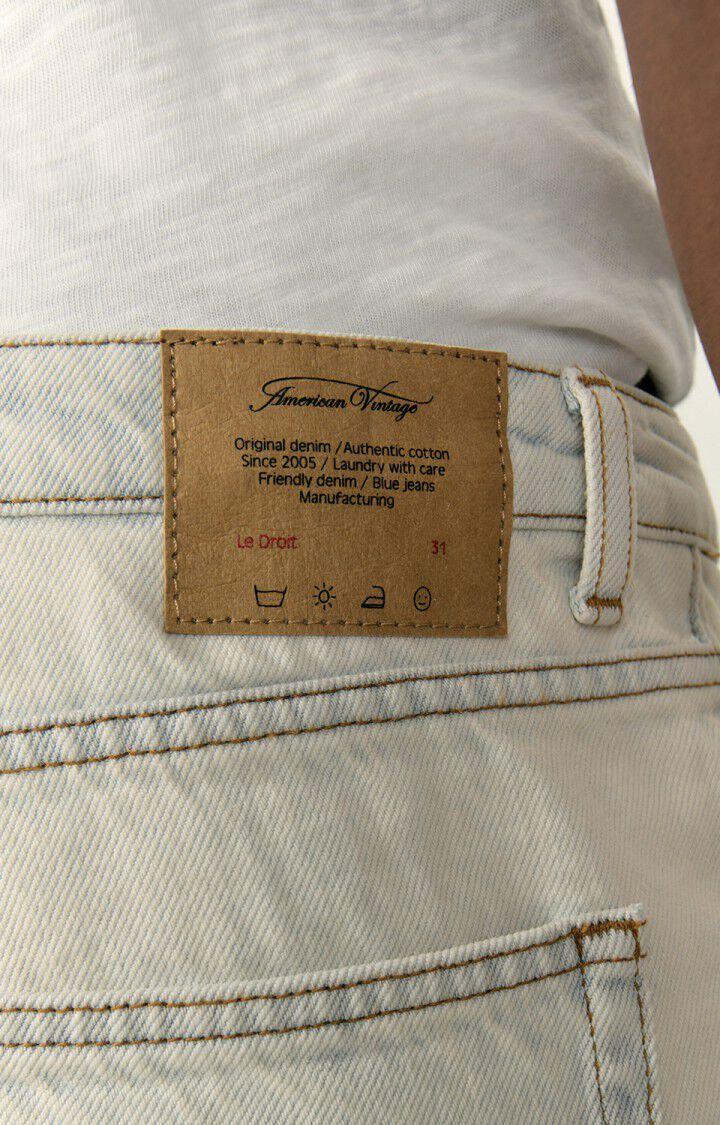American Vintage Jean Droit Homme Joybird - SUPER BLEACHED Blanc - E23