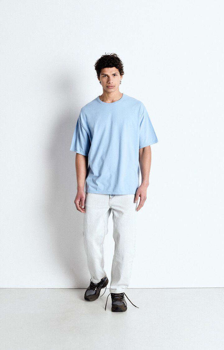 American Vintage Jean Droit Homme Joybird - WINTER BLEACHED Bleu - E25