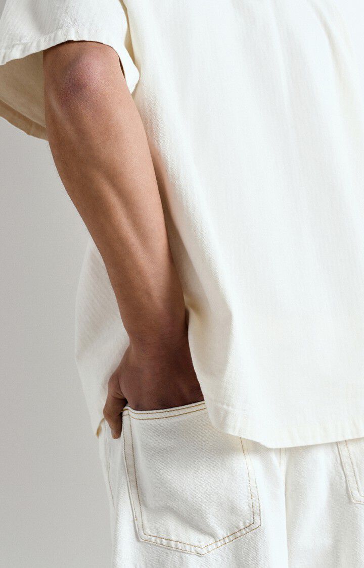 American Vintage Jean Droit Homme Jozastreet - OFF WHITE Blanc - E25