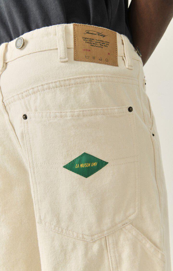 American Vintage Jean Droit Homme Spywood - ECRU Beige - E23