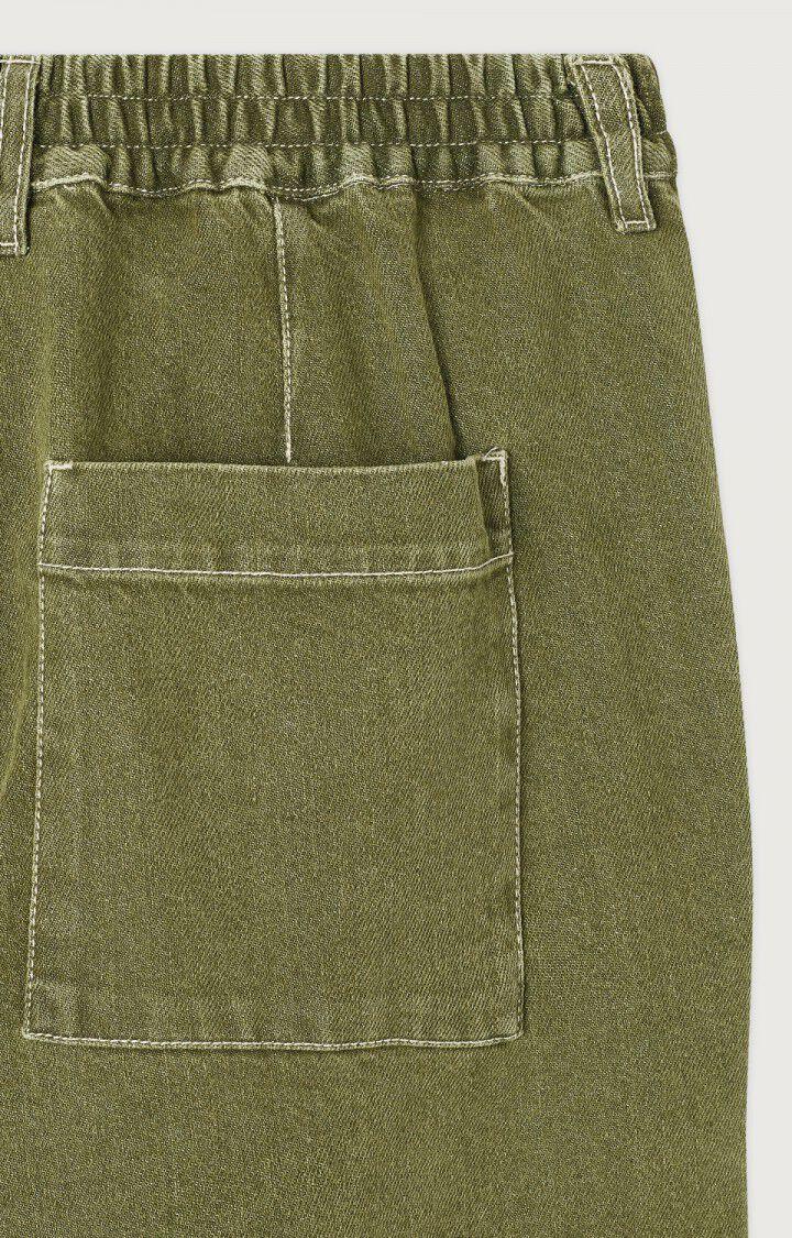American Vintage Jean Droit Homme Uzatown - KAKI Vert - E25