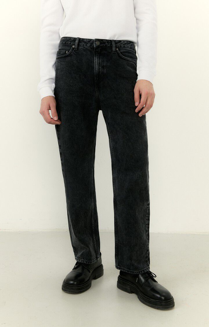 American Vintage Jean Droit Homme Yopday - BLACK Noir - H22