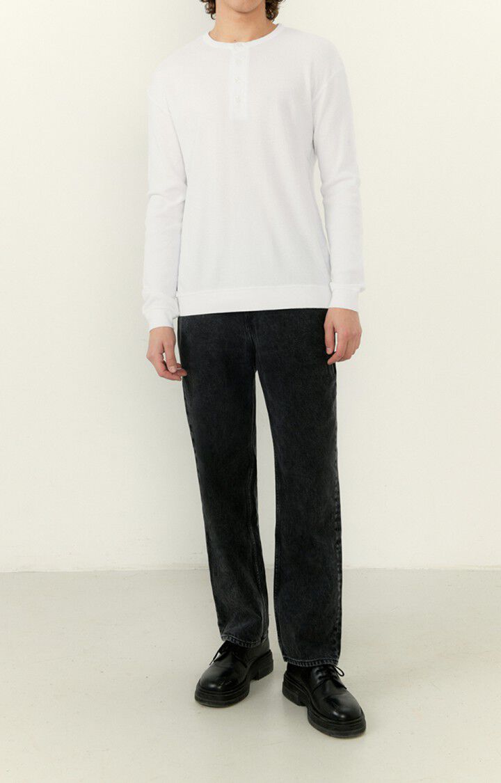 american vintage Jean droit homme Yopday - BLACK Noir - H22