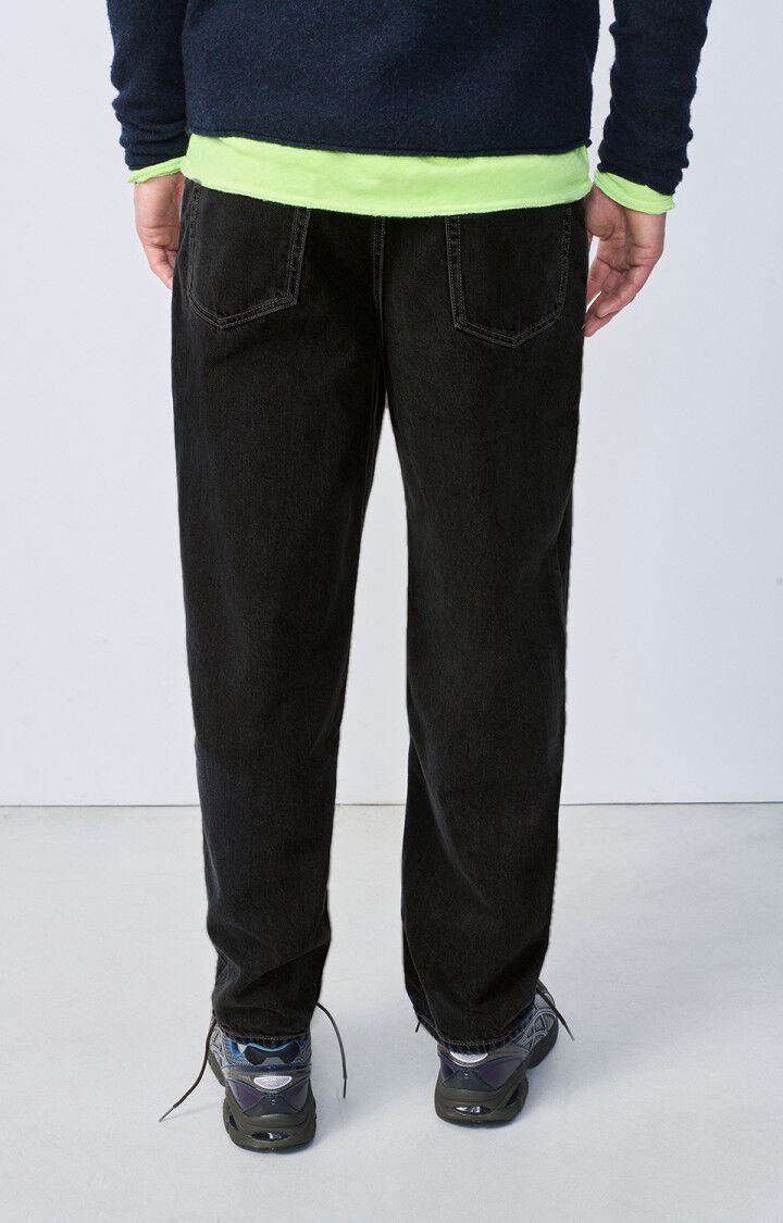 American Vintage Jean Droit Homme Yopday - BLACK VINTAGE Noir - E25