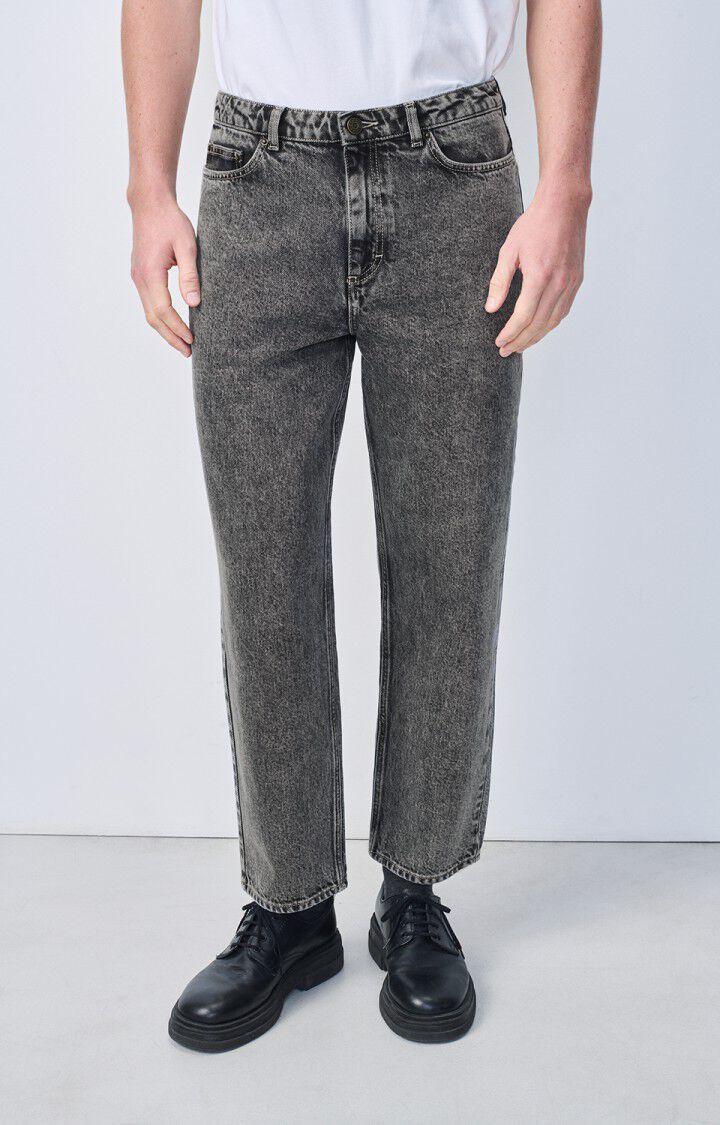 american vintage Jean droit homme Yopday - GREY SALT AND PEPPER Gris - E25