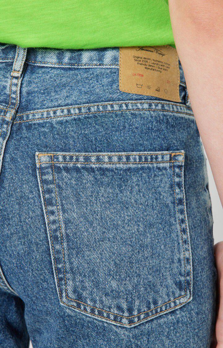 American Vintage Jean Fitté Femme Ivagood - BLUE STONE Bleu - H22