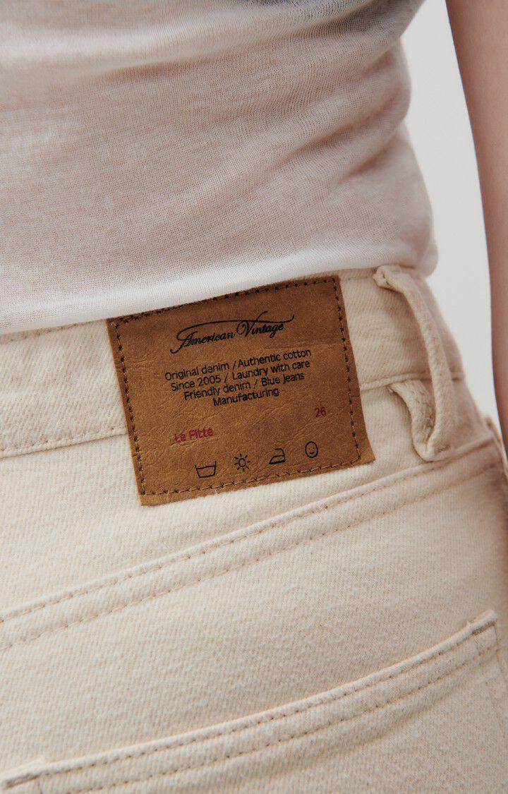 American Vintage Jean Fitté Femme Spywood - ECRU Beige - E24