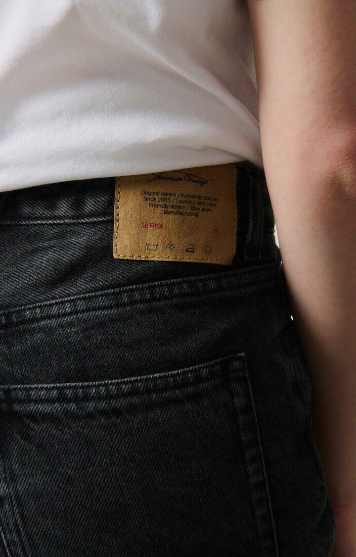 American Vintage Jean Fitté Femme Yopday - BLACK Noir - E25