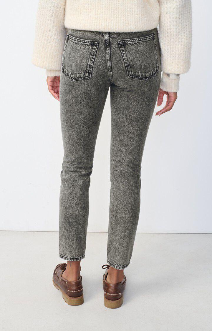 American Vintage Jean Fitté Femme Yopday - SALT AND PEPPER Gris - E25