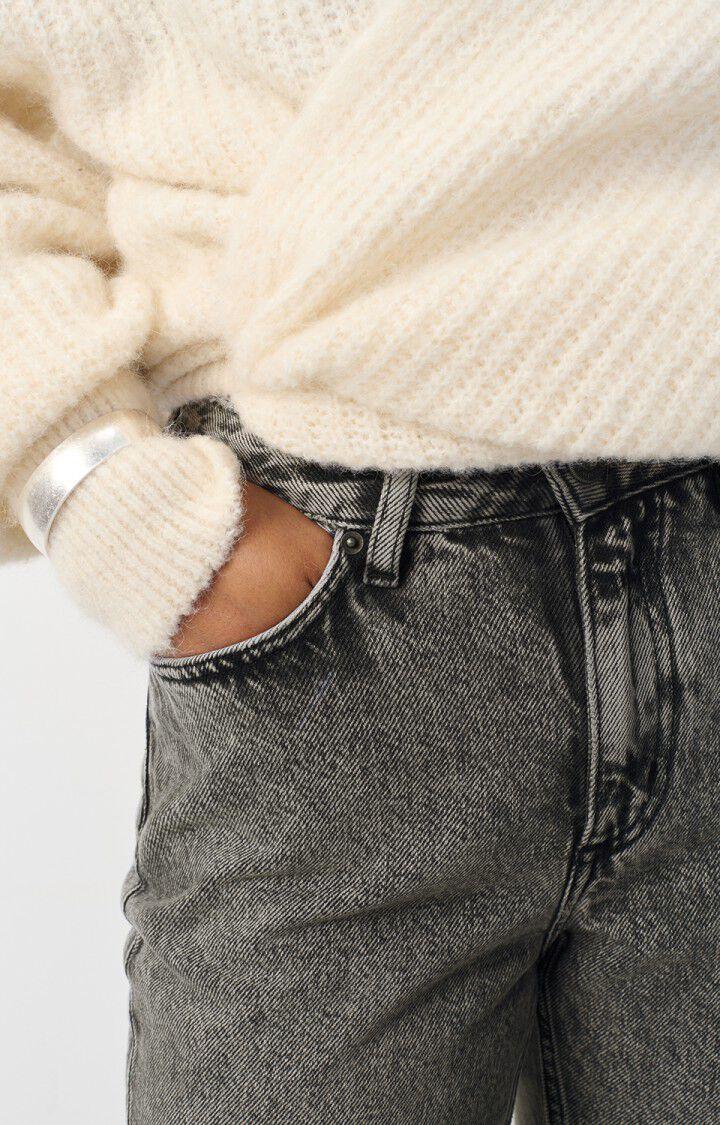 American Vintage Jean Fitté Femme Yopday - SALT AND PEPPER Gris - E25