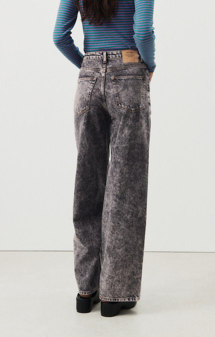 American Vintage Jean Flare Femme Yopday - SNOW BLACK Gris - E24