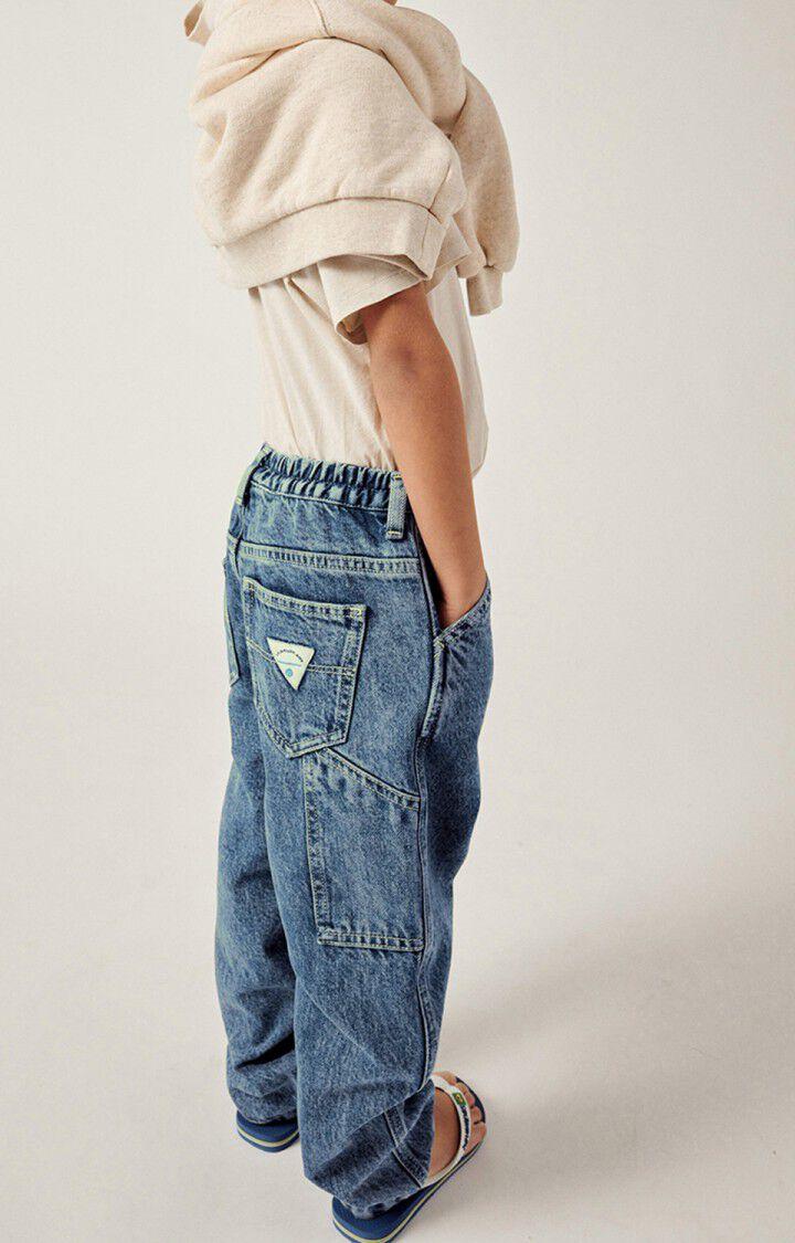 American Vintage Jean Worker Enfant Joybird - DIRTY Bleu - E24